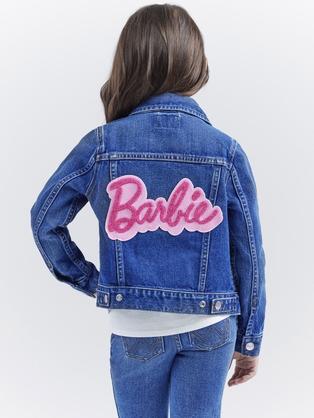 Wrangler × Barbie Jean Jacket Sz Large